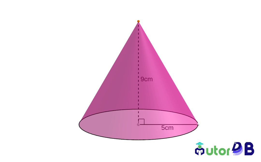 An Example for applying volume of a cone formula