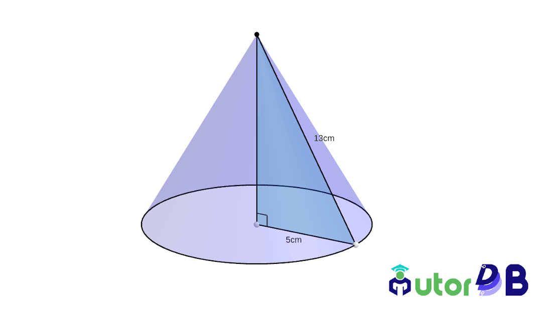 An Example for calculating surface area of a cone