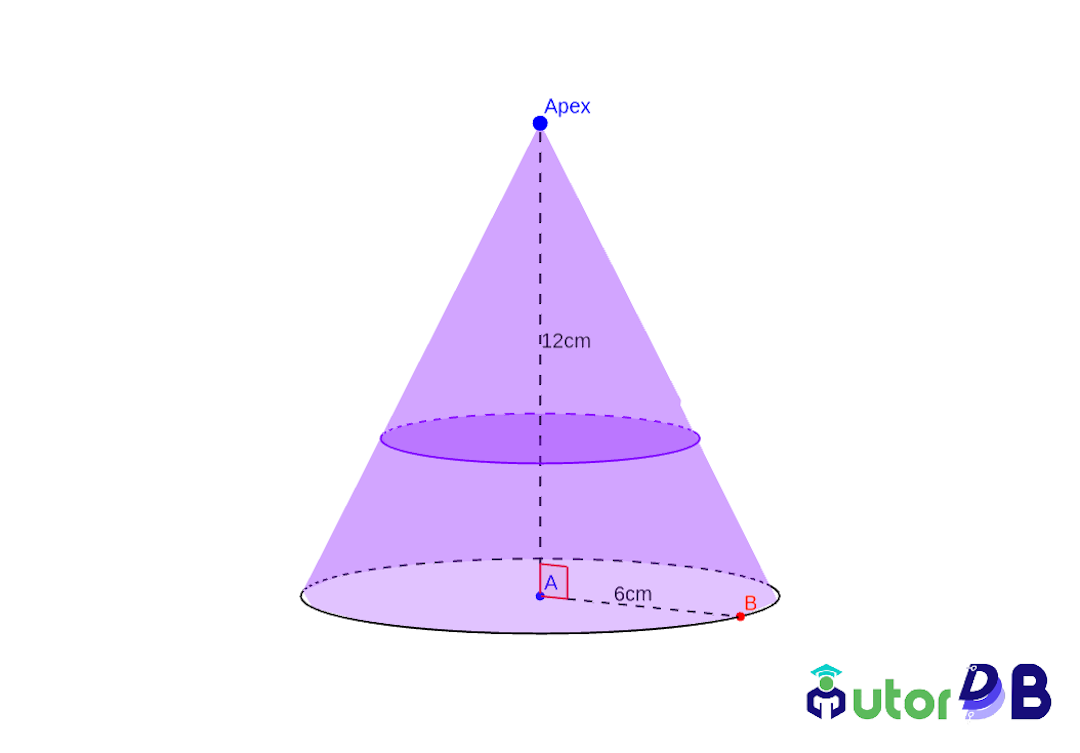 Diagram of machine part with dimensions marked